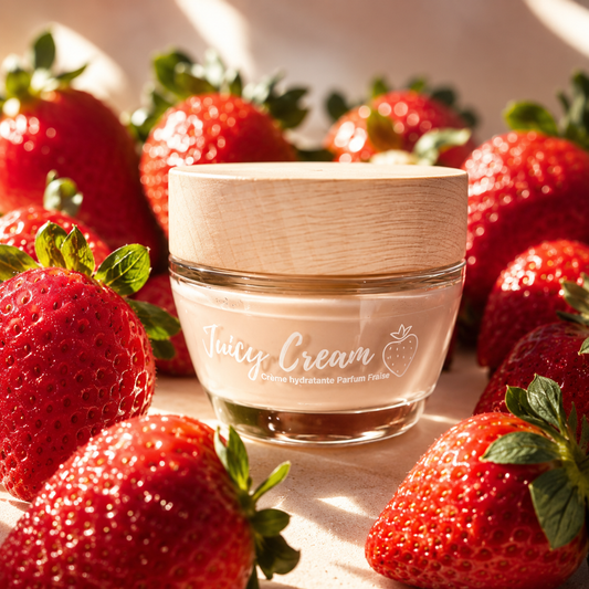 Juicy Cream – Crème Hydratante Visage Fraise – 50 ml
